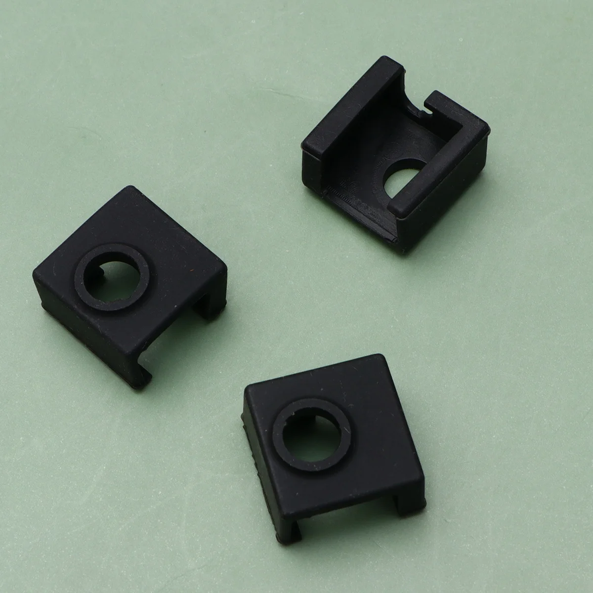 

Комплект из 3 термоблоков: алюминиевый силиконовый кожух для профессиональных нагревателей 3D-принтеров (высокотемпературный)