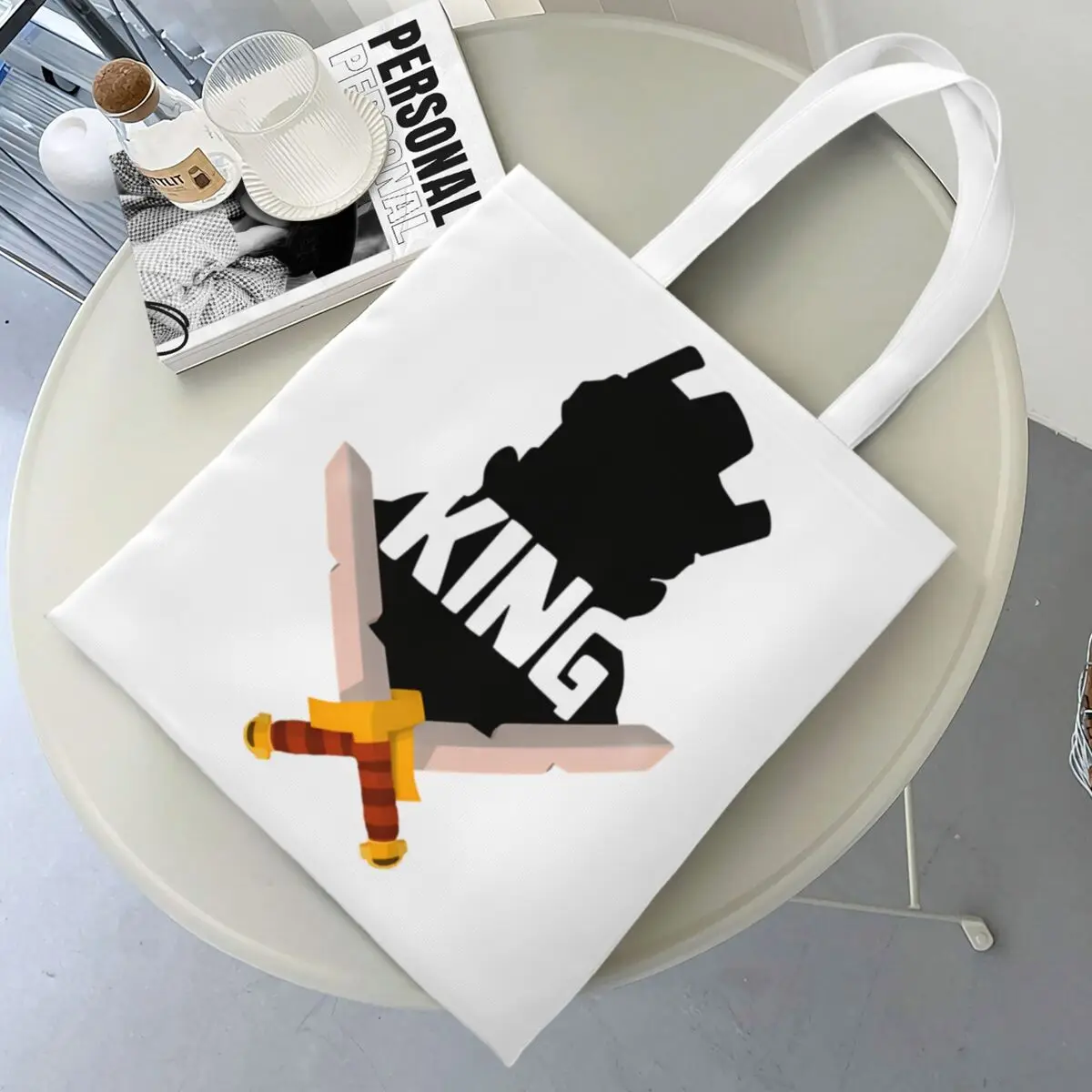 Clashed Royales المتسوق حقيبة الملك حقائب الشاطئ سيدة حقيبة كتف مخصصة الجمالية البوليستر حمل حقيبة #2