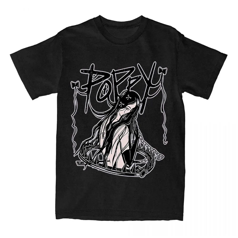 Poppy Zinc Bear Trap Tee Summer Cotton O-neck Short Sleeve T-shirt Loose Casual Fashion Women/Men Tshirts Design Graphic Clothes