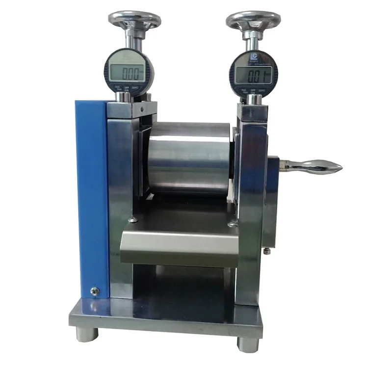 

Vertical Type Lab Manual Electrode Roller Press Machine for Coin Cell Battery