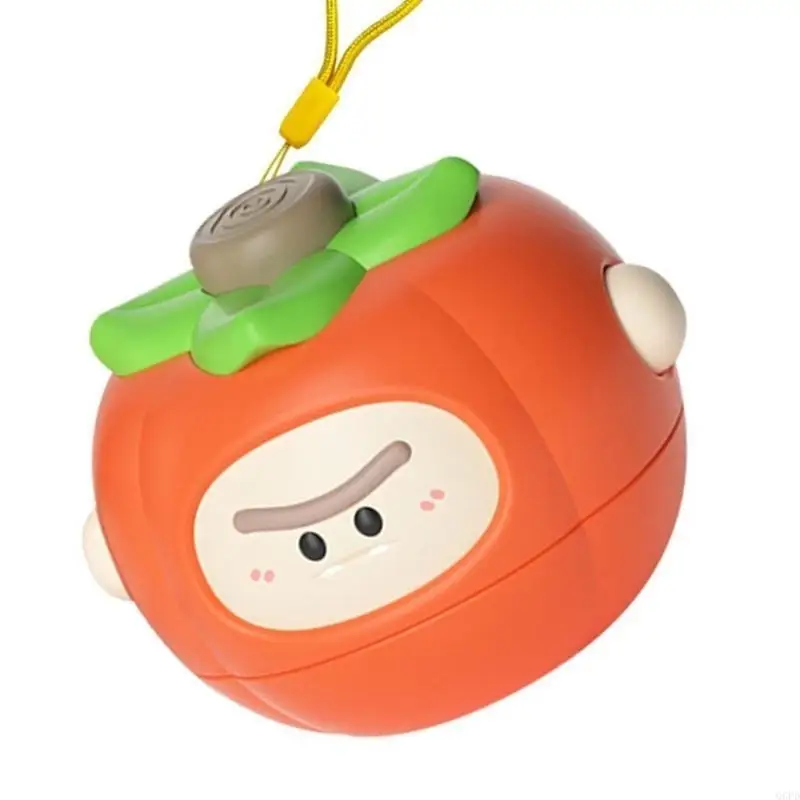   Interactive Gyro Spinner Top Toy For Children Fruit Design Party Competitive Game Gyro Desktop Toy for Family Activity