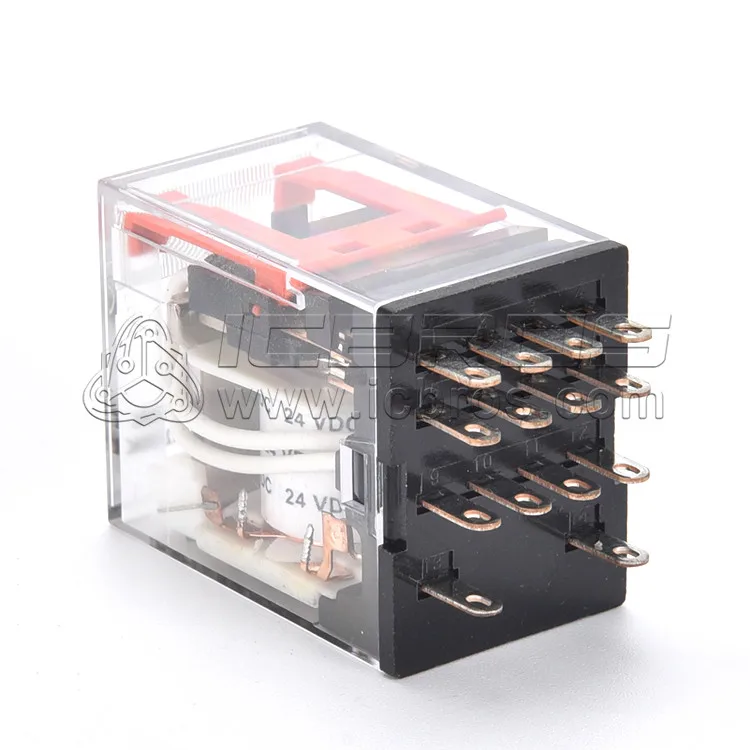 10PCS MY4NJ HH54P MY4N-J MY4N-GS 14 Pin AC/DC 12V 24V 36V 48V 110V 220V 380V Mini Intermediate Electromagnetic Relay