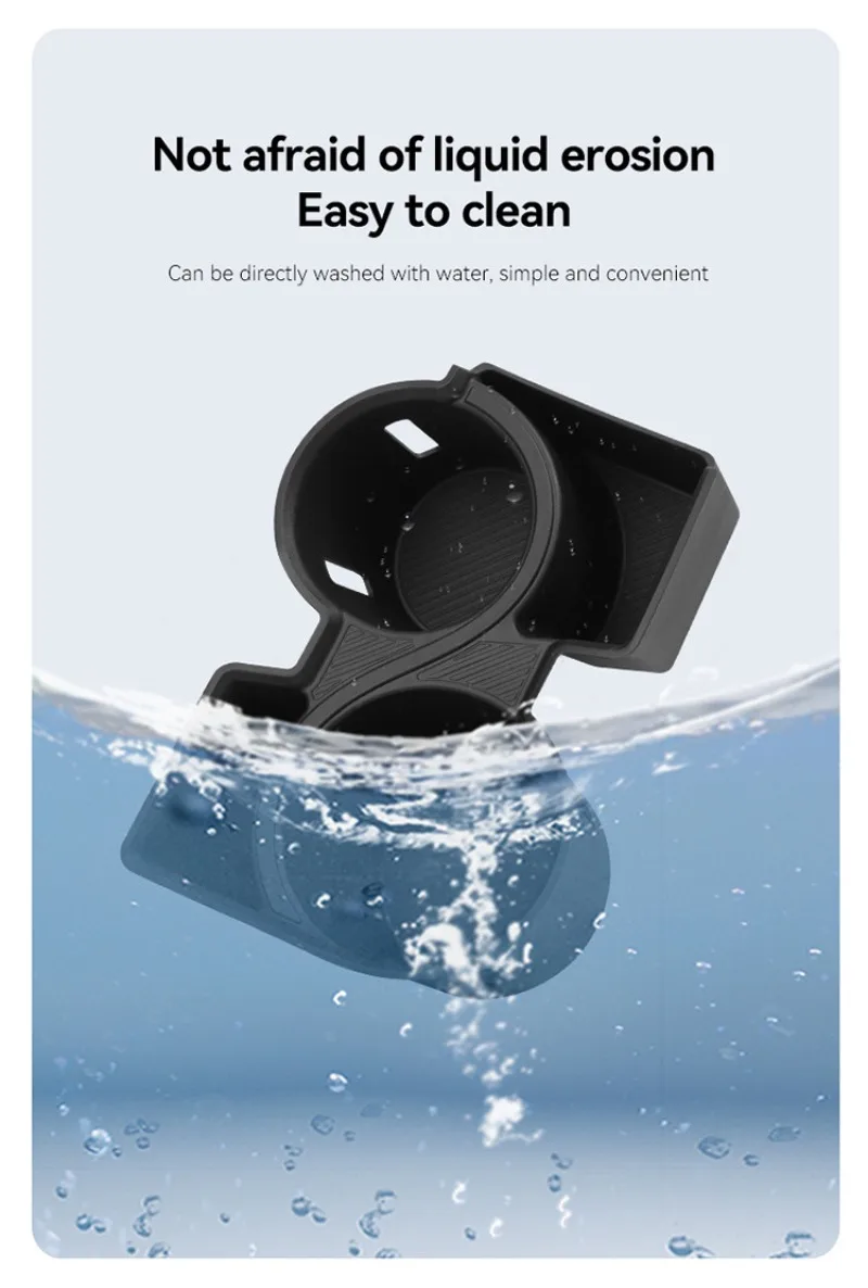  Auto Wasser Tasse Halter Für KIA EV9 2024-2025 Zentrale Steuerung Ablage Wasser Tasse Halter Aufräumen Autos innen Zubehör – Detail 8