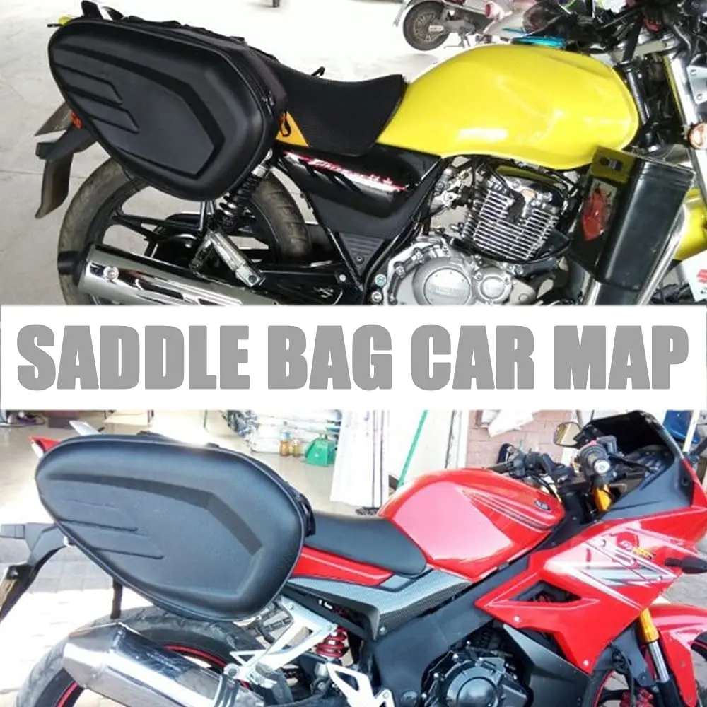 Schwarz 36-58l Motorrad Sattel taschen wasserdicht Roller Heck gepäck Koffer Sattel tasche Motorrad Seiten helm Reit reisetaschen – Detail 12