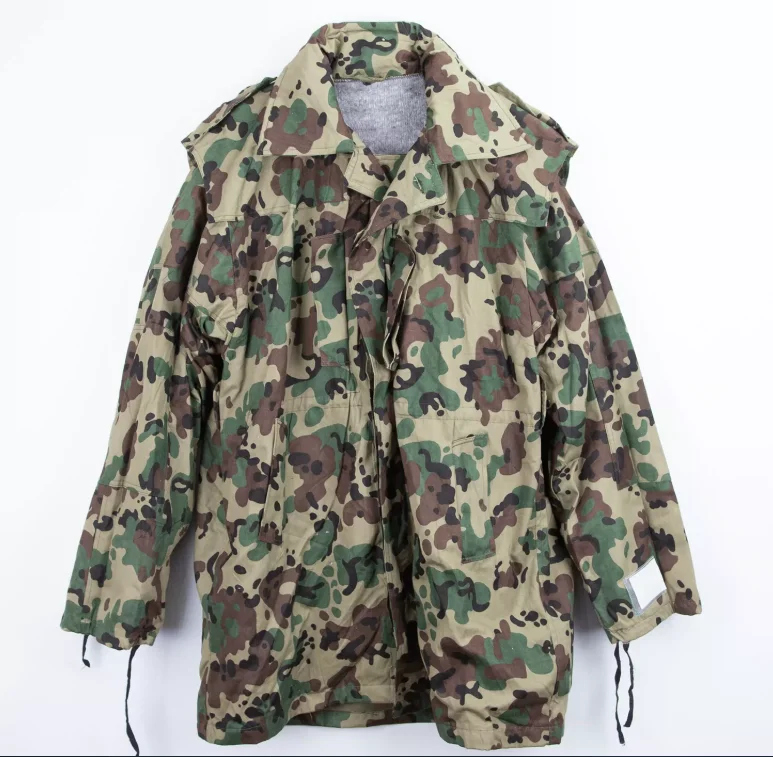 Romanian Camouflage Winter Jacket Man Overcoat Green