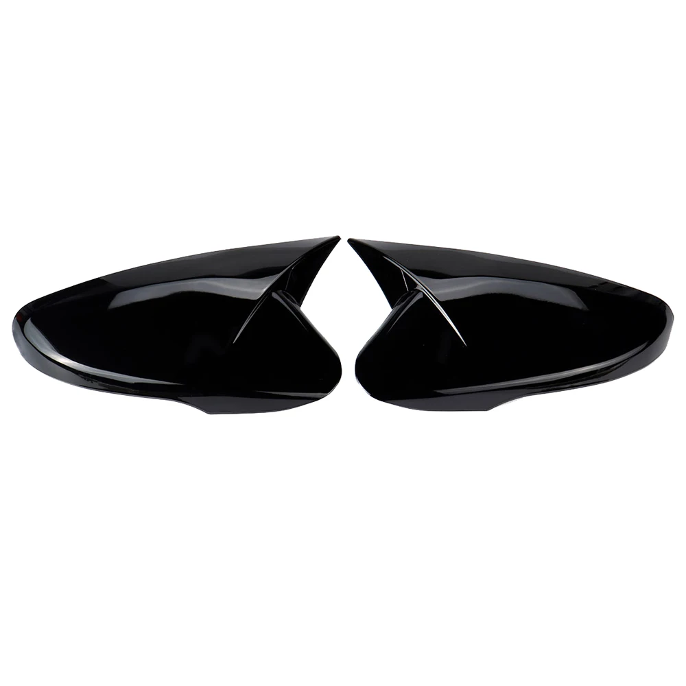 2pcs Glossy Black Rearview Mirror Cover Cap for Hyundai Veloster 2012 2013 2014 2015 2016 2017 Side Mirror Cover