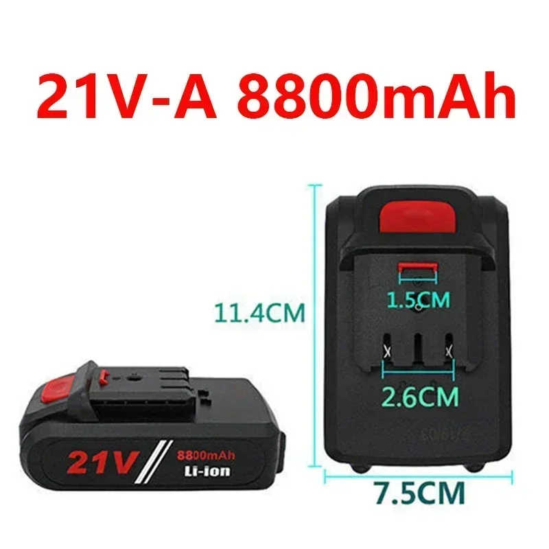 2024 VTET 21V 36V 9800mah Electric Drill Tool Rechargeable Lithium Battery Electric Screw Driver Electric Drill Li-ion Battery