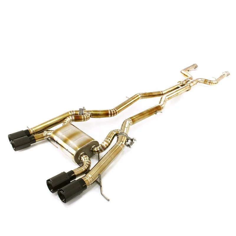 High quality Catback Exhaust For BMW M3 M4 M2C G80 G82 M2 Competition 3.0T 2015-2019 Titanium alloy valvetronic Exhaust mufflers