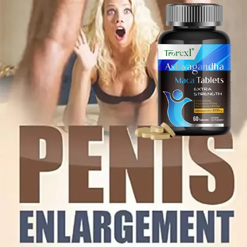 Male Enhancing Supplement, Supports Reproductive Health Energizer, Men Muscle Builder Enlargement Pills, Endurance tablets