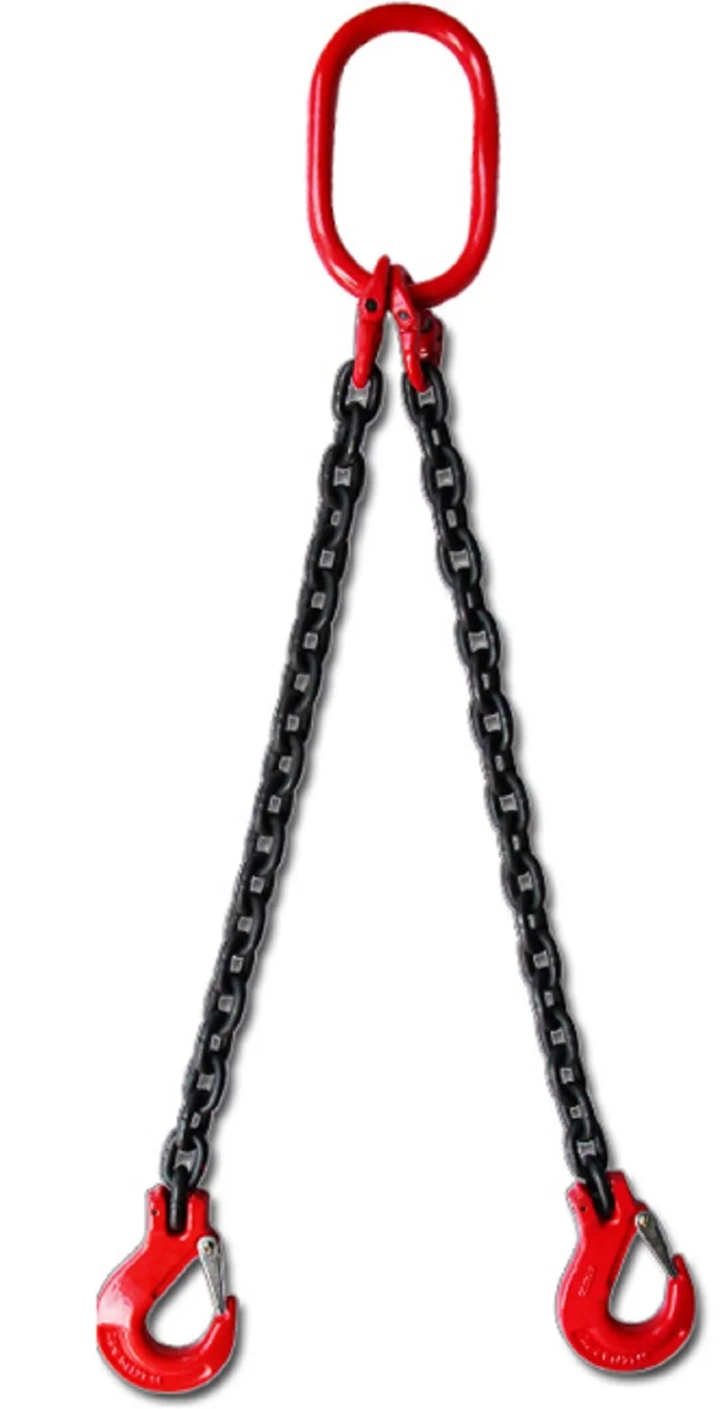 1Ton—5Tonx0.5-1M two legs 2-claw chain lifter for drum lifter clamp bucket barrel oil tank can chain sling