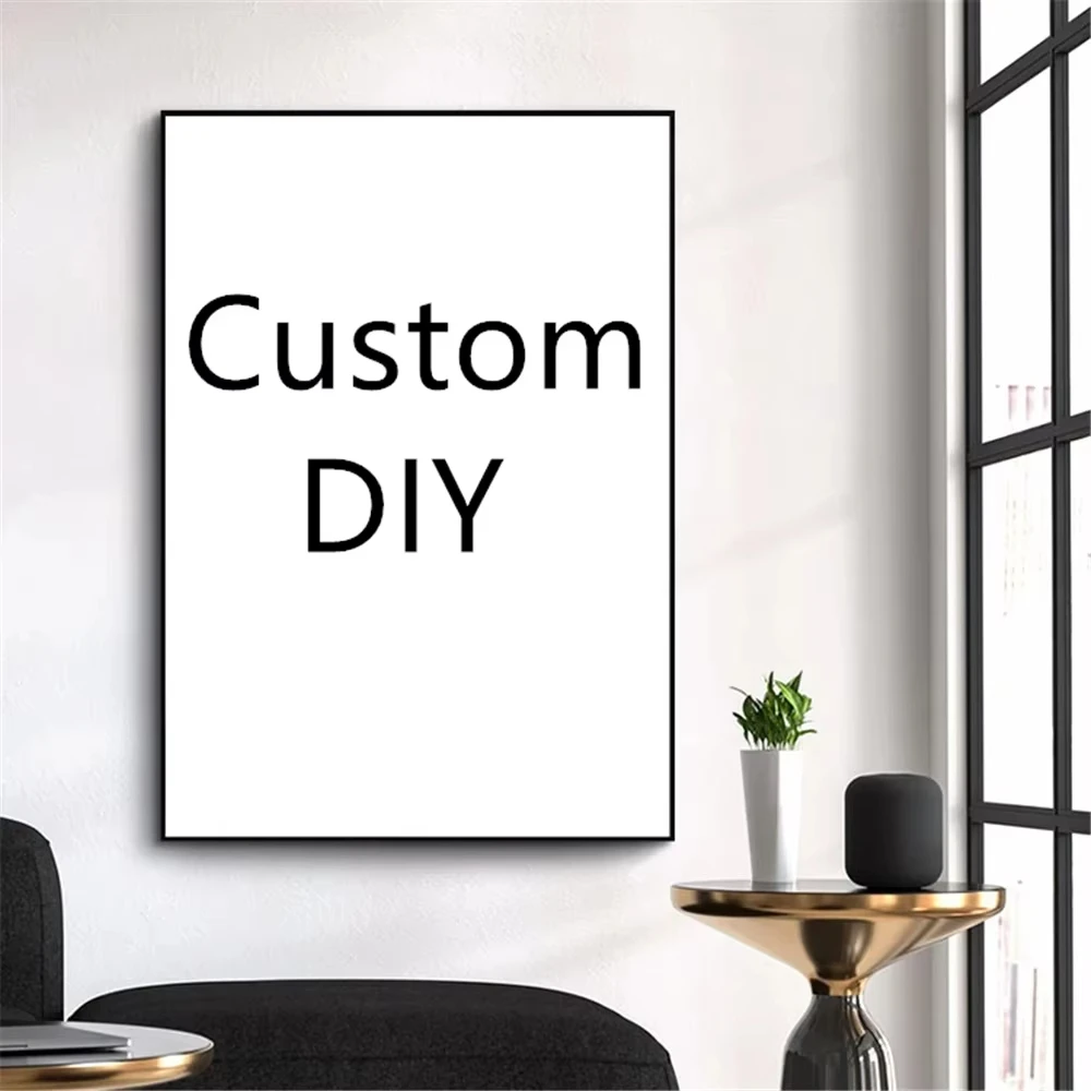 مخصص طباعة قماش اللوحة بواسطة صورتك قماش المشارك هدية شخصية تخصيص الشكل الحيوان الحيوانات الأليفة صور ديكور المنزل #2