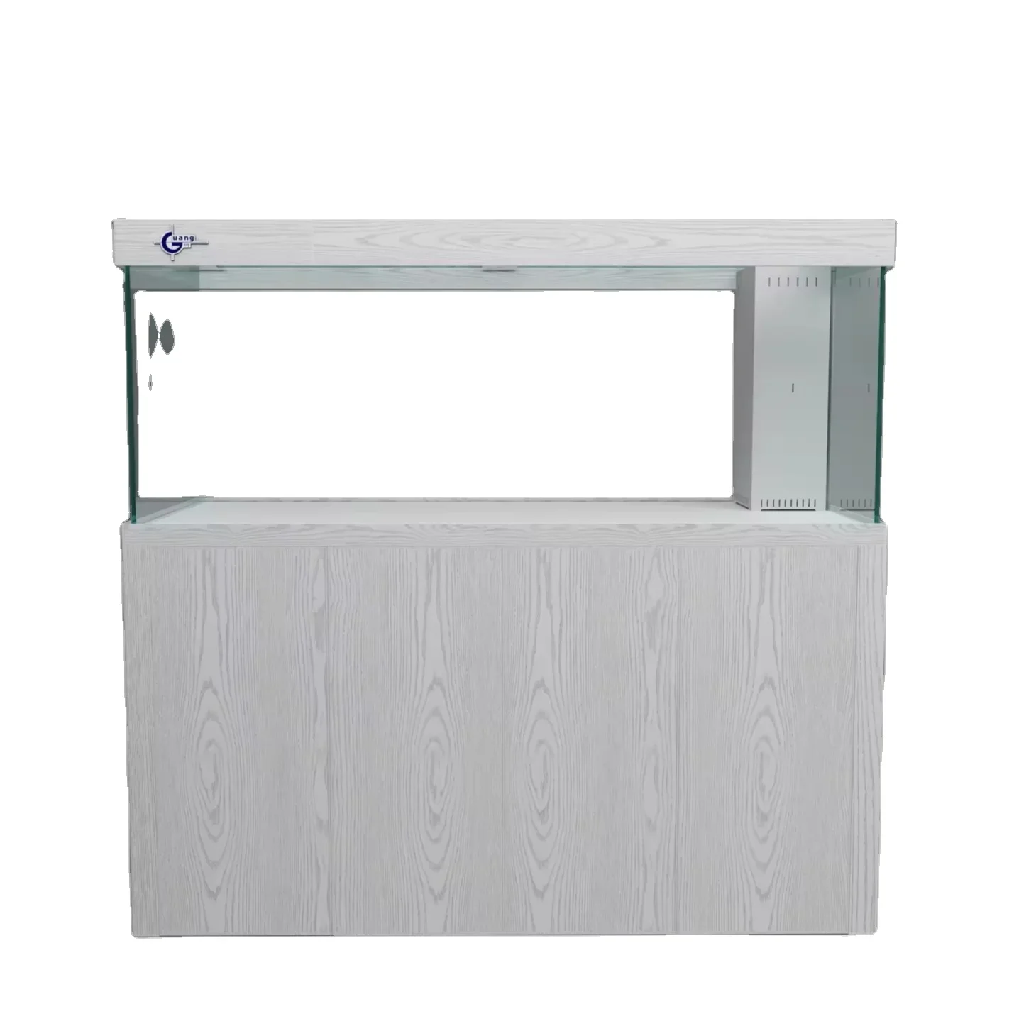 Ultra white fish tank aquarium tank with cabinet for Aquarium fish tank