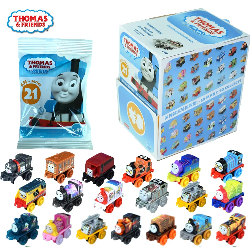 Original Thomas and Friends Minis Train Engines Plush Along Railway Train Dissel Rebecca James Kids Boys Toys for Children Gift