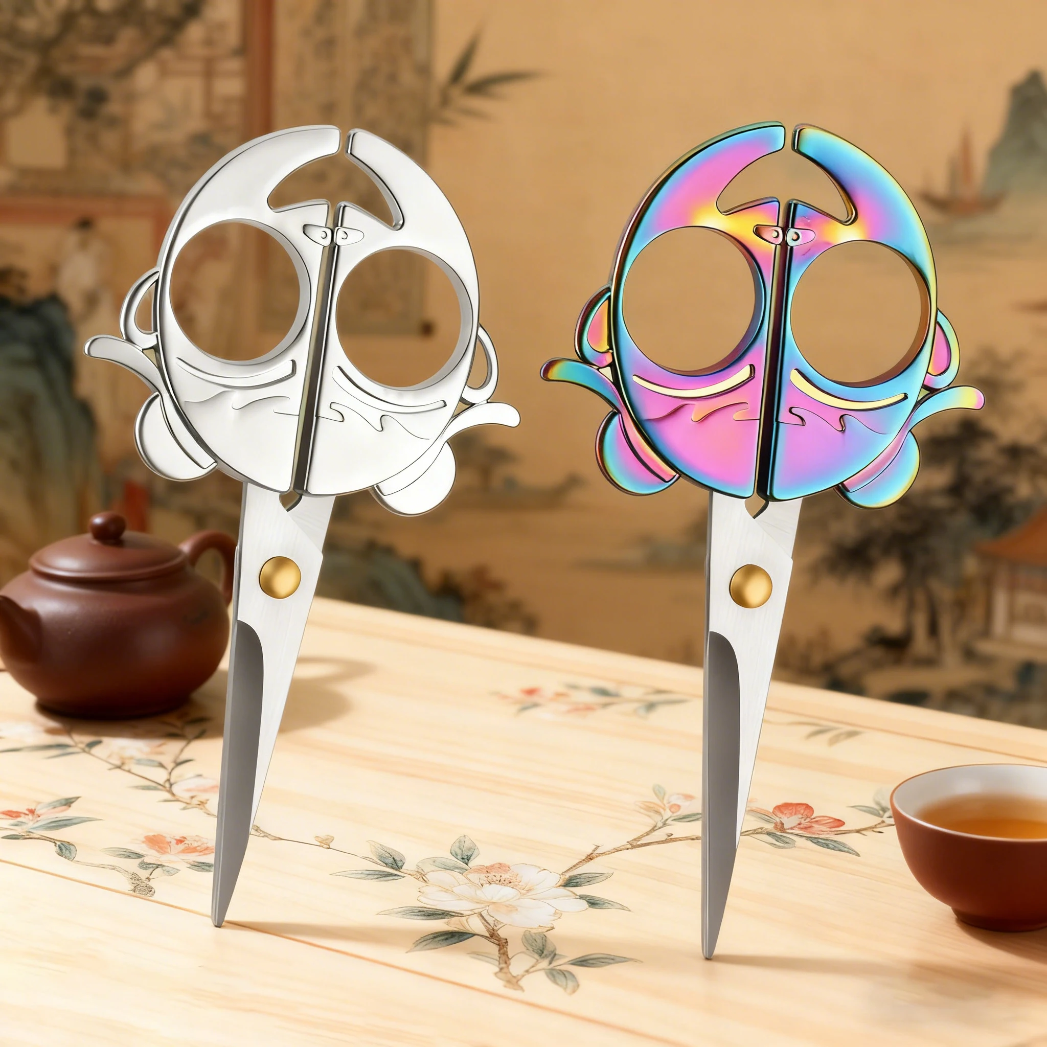 1PC,Retro Sewing Cross-stitch Vintage Scissors Fabric Embroidery Tailor DIY Thread Scissor Needlework Shears Sewing Tools