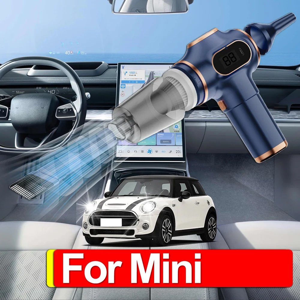 1Set Handheld Vacuum Cleaner USB Charging Car Home Wet & Dry Cordless For Mini Cooper R56 R50 R51 R53 R54 R55 R57 R59 R60 R61