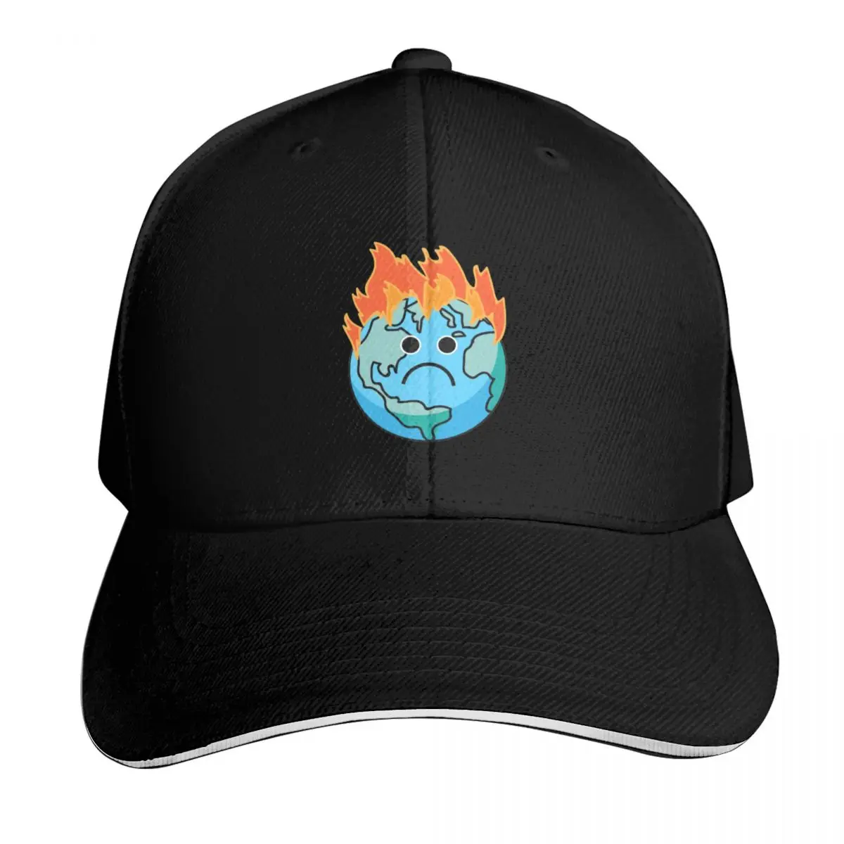 Climate Change Earth is on fire greta thunberg Baseball Cap Men Women Casual Summer Sport Sun Cap