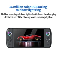 Consola de videojuegos portátil M27 de bolsillo Retro pantalla grande de 7,0 pulgadas 1024*600 soporte de pantalla LINUX Emelec 64G/128G