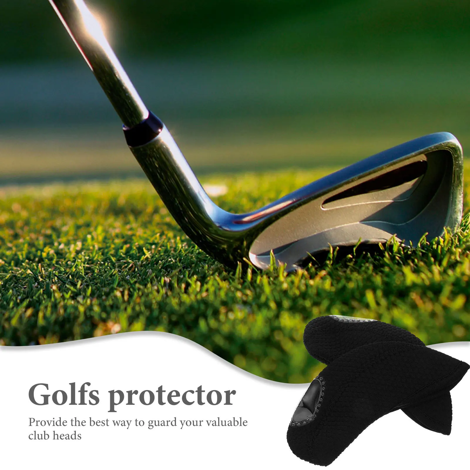 

10Pcs High-Quality Golf Iron Covers Protective Golf Club Sleeves Lightweight Portable Anti-Scratch Head Covers