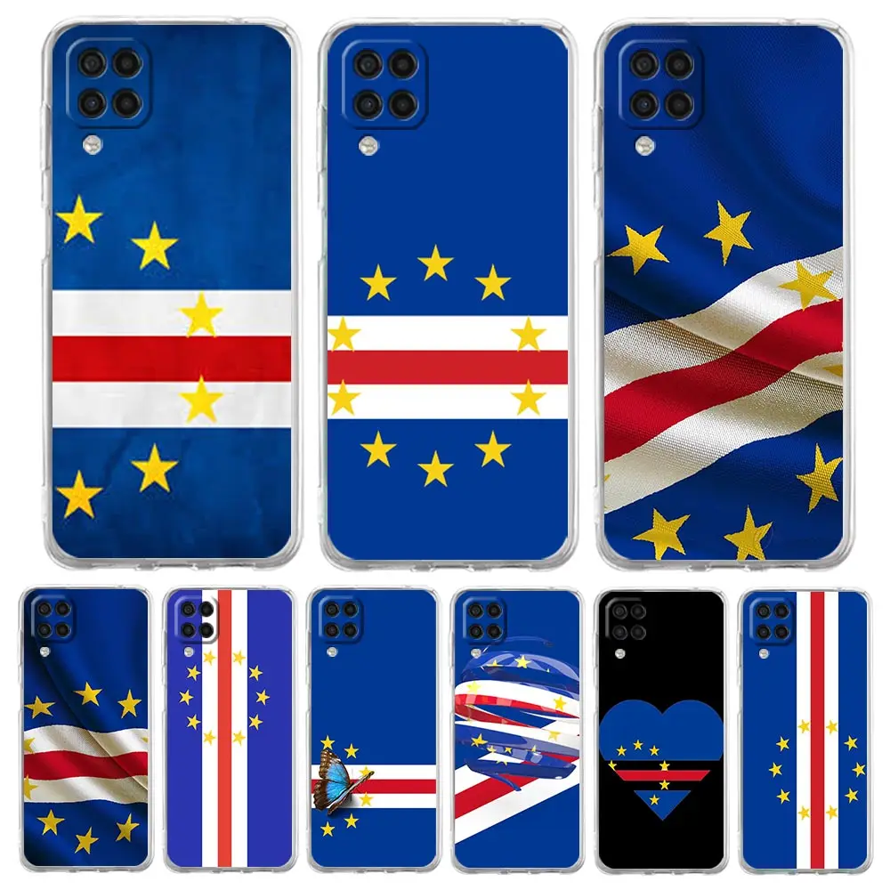 حافظة لهاتف سامسونج جالاكسي A13 A33 A35 A55 A73 A53 A23 A51 A71 A21S A72 A31 A41 A05s A03S A15 A25 5G غطاء كيب فيردي العلم #1