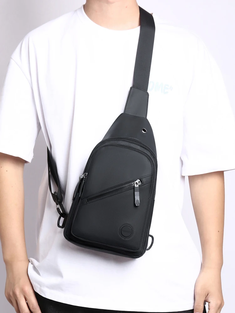 AliExpress Other Men's Chest Bag - Suitable for outdoor sports, cycling, and daily commuting, adjustable shoulder bag, crossbody bag