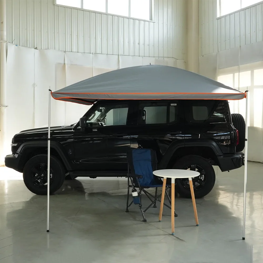 Car Side Awning Camping Outdoor 4X4 Offroad Suv Car Roof Tailgate Shade Awning Tent For Car Camping