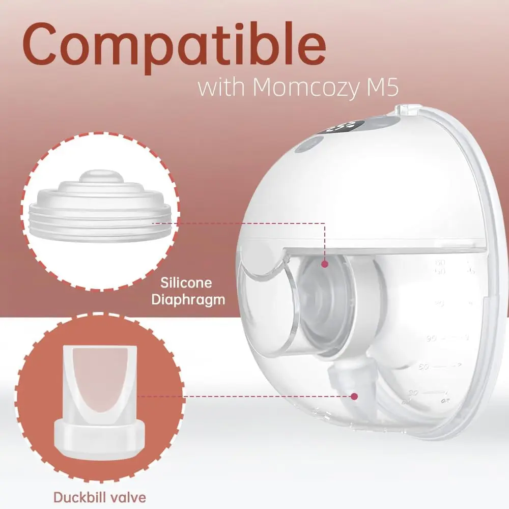 Silicone Diaphragm Compatible with Momcozy M5, Replacement M5 Pump Parts Accessories Made by Tbuymax, Not Original Momcozy Pump