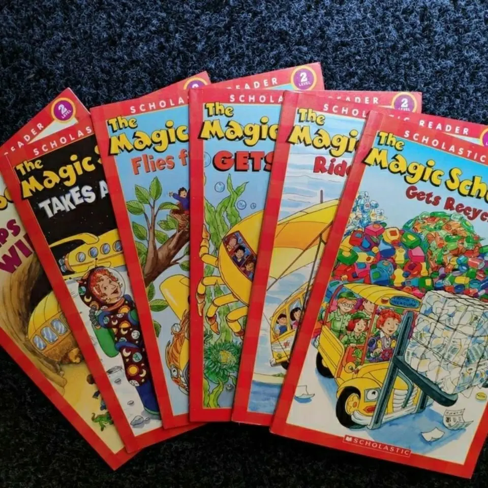 23 Books/Set The Magic School Bus Science Readers English Picture Coloring Reading Storybook Kids Children Educational Toy