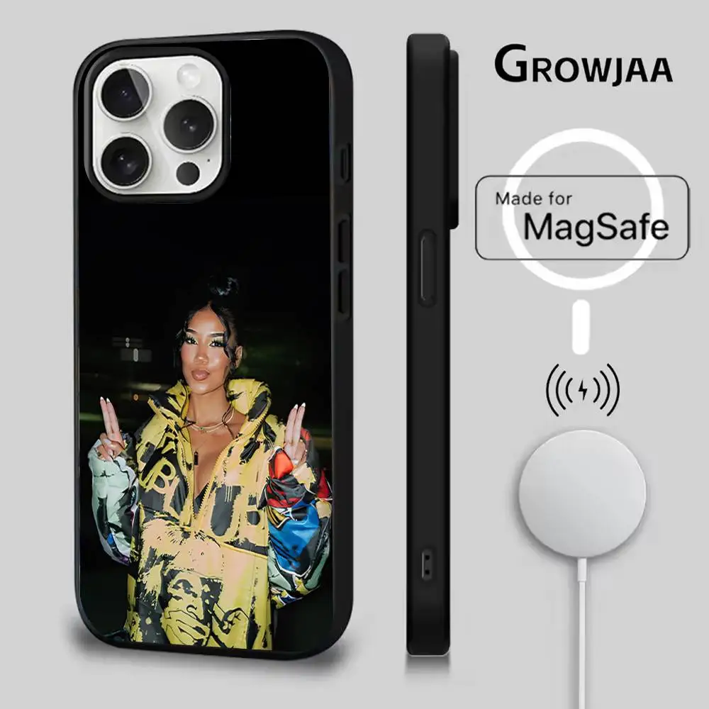 حافظة هاتف J-Jhene A-Aiko لهاتف iPhone 17,16,15,14,13,12,11,Pro,Max,Plus,Mini,SE4,E شحن لاسلكي مغناطيسي Magsafe