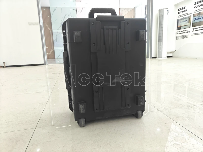 Tipo de bagagem pequena máquina de limpeza de ferrugem a laser 1200w mini líquido de limpeza a laser de fibra contínua refrigerado a ar para ferrugem de pintura de manchas de óleo