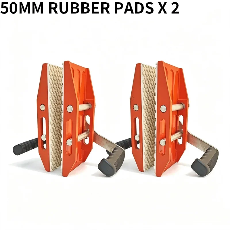 Two-Handed Handling Clamp; Lifting Tool for Installing Glass, Marble, and Slabs; Clamping and Handling Handle