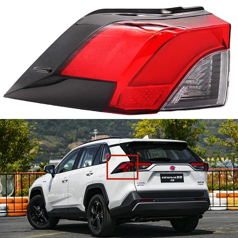 

For Toyota RAV4 HYBRID 2020 2021 2022 2023 Car Accessories Outside Tail Light Assembly Brake lights parking lights Rear lamp