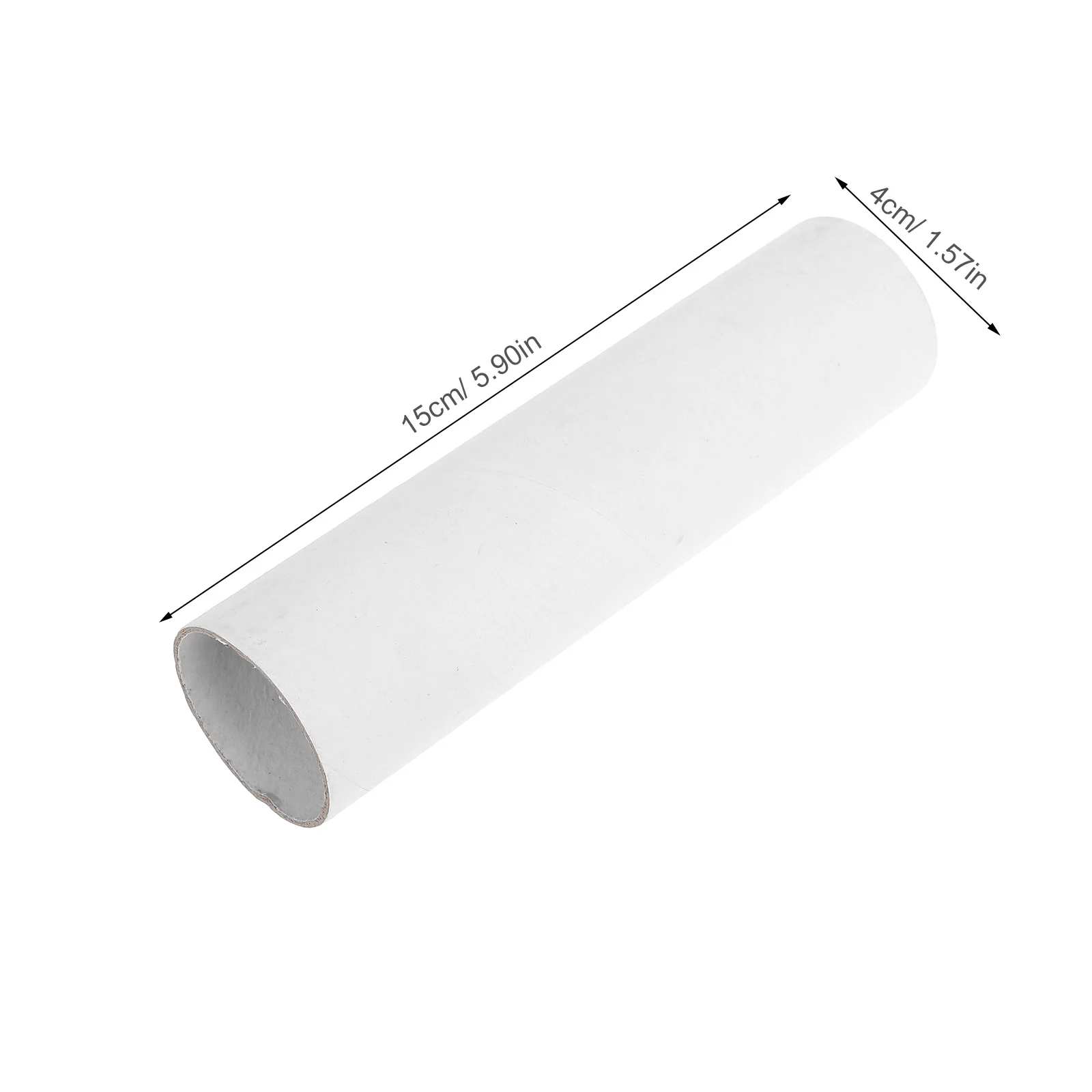 12pcs Kraft Paper Tubes Cardboard Tubes For Art Drawings Storage Shipping Mailing Rolls Craft Projects Protector White