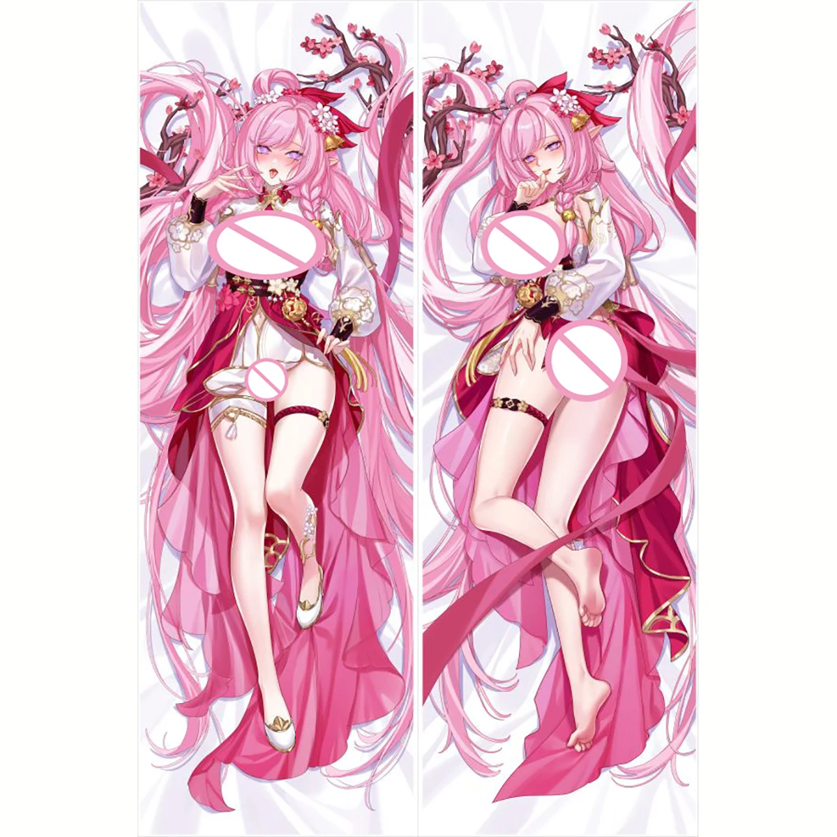 Dakimakura أنيمي إليسيا هونكاي تأثير 3 فستان الزفاف على الوجهين طباعة الحياة الحجم الجسم الوسائد غطاء الكبار المخدة