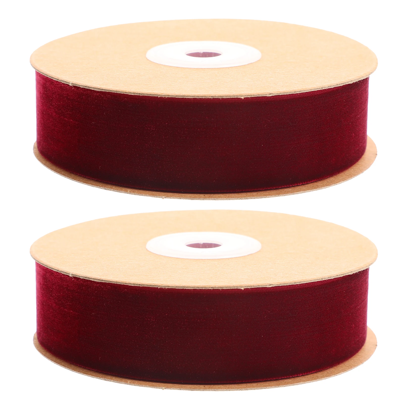 

2 Rolls Ribbon 25mm Non-Stretch Tape for DIY Hair Gift Wrapping Ribbons Accessories Gift Wrapping Decorative Ribbons