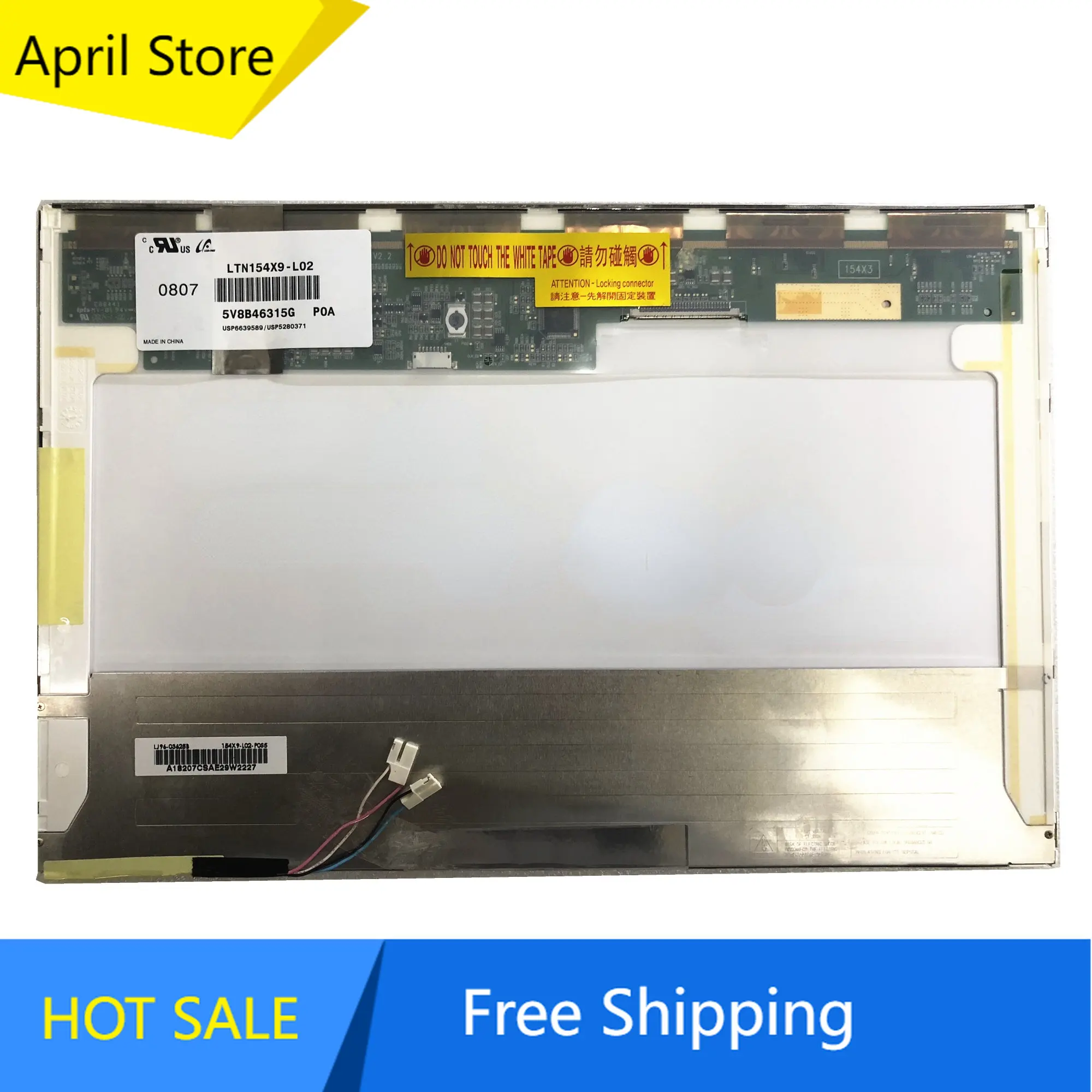 LTN154X9-L02 LTN154X9 L02 15.4 ''แล็ปท็อปหน้าจอ LCD 1280*800 LVDS 30 Pins