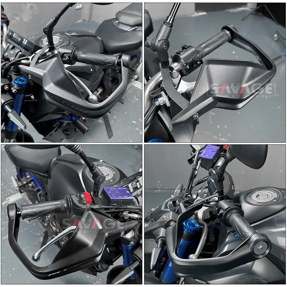 MT-07 Lenker Handschutz Für Yamaha MT07 FZ07 2014-2024 Motorrad Zubehör Hand Schutz Windabweiser Griff Hebel Schutz