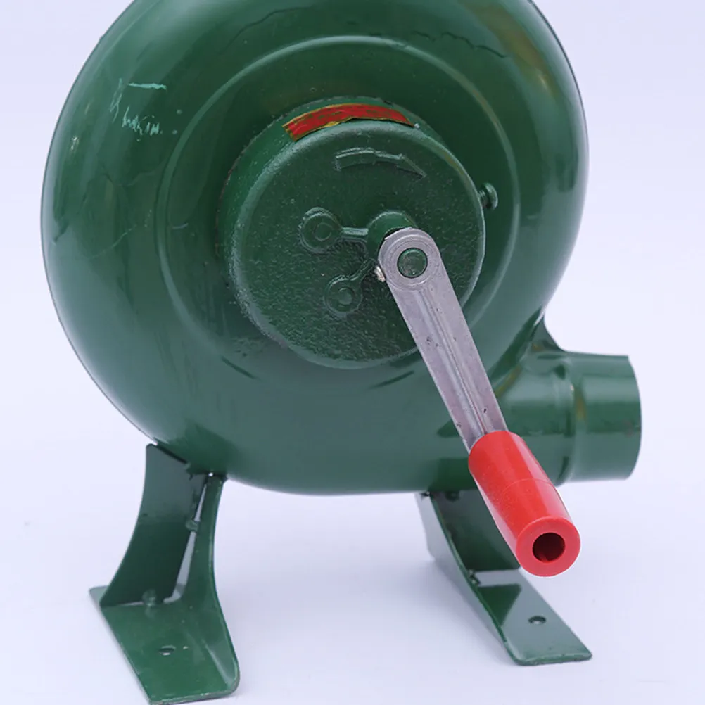 

Portable Manual Barbecue Fan Metal Fire Blower Hand Operated Bbq Fan Outdoor Fireplace Camping Blower Lightweight Handy Grill