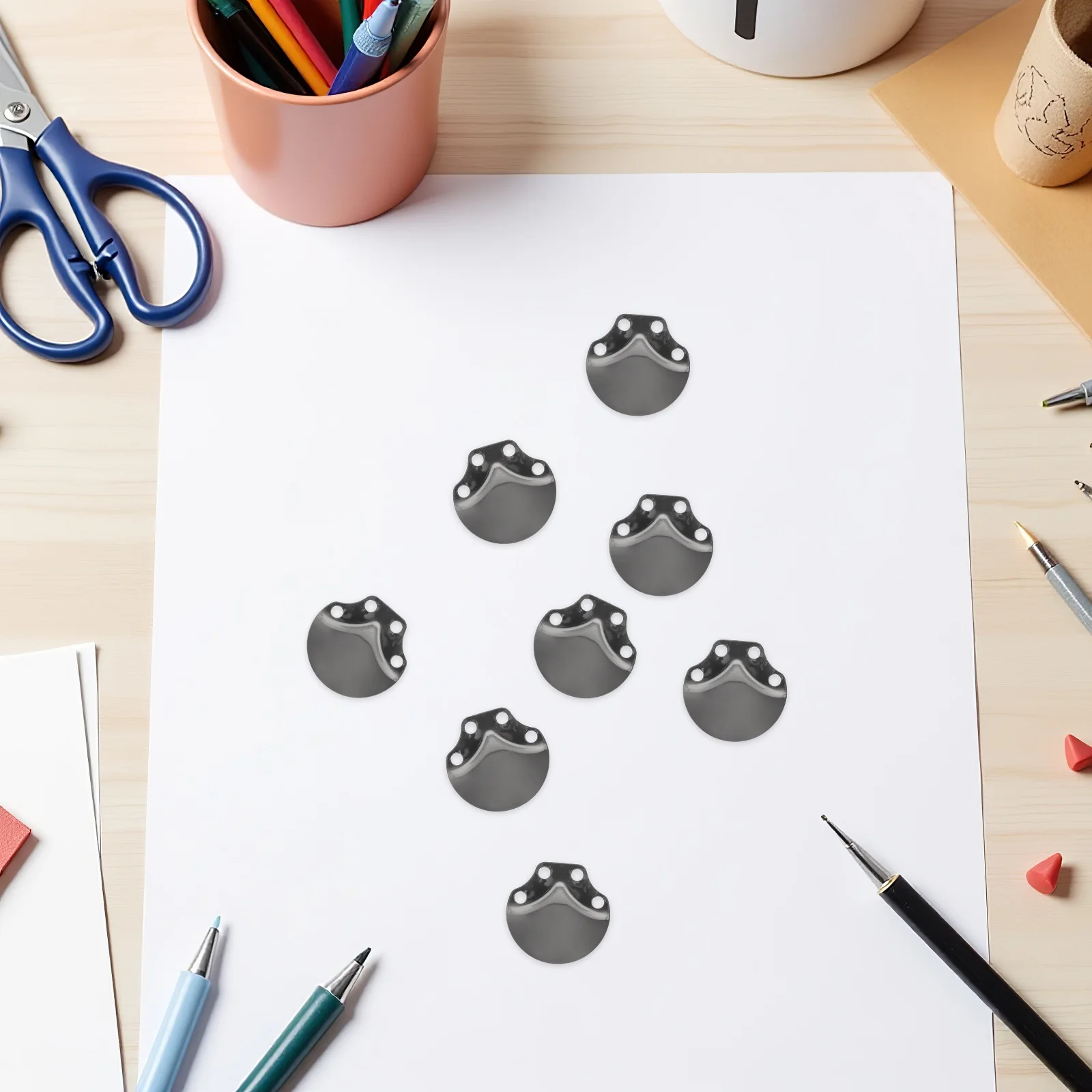 

100pcs Armor Scale Material Stainless Steel For Diy Medieval Cosplay Larp Knight Costume Building Repair Supplies