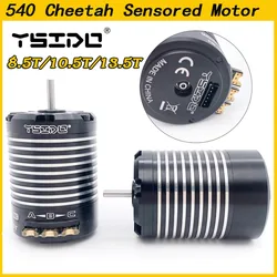 YSIDO 540 8.5T 10.5T 13.5T CHEETAH Sensored Brushless Motor Hobbywing 10BL120 ESC for Modified Spec Stock 1/10 1/12 RC Drift Car