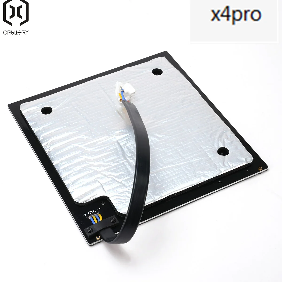 Aluminum based heating bed+soft magnetic sheet+insulation cotton component for artillery 3D printers Sidewinder SWx4pro/plus