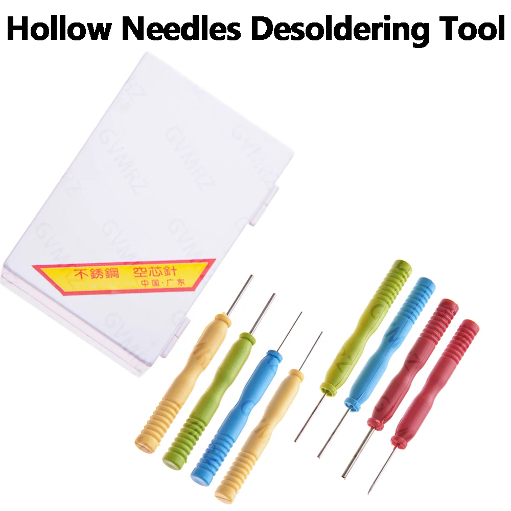 8PCS/Set Hollow Needles Desoldering Tool Electronic Components Stainless Steel Free Box Integrated Circuit HJXRHGAL