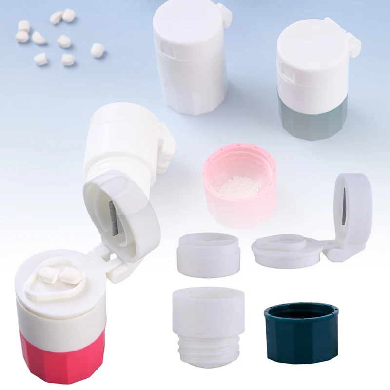 

1 шт., случайный цвет, чехол для таблеток, разделитель для лекарств, порошок Pastillero, измельчитель для таблеток, аптечка для хранения, контейнер для лекарств, таблетка