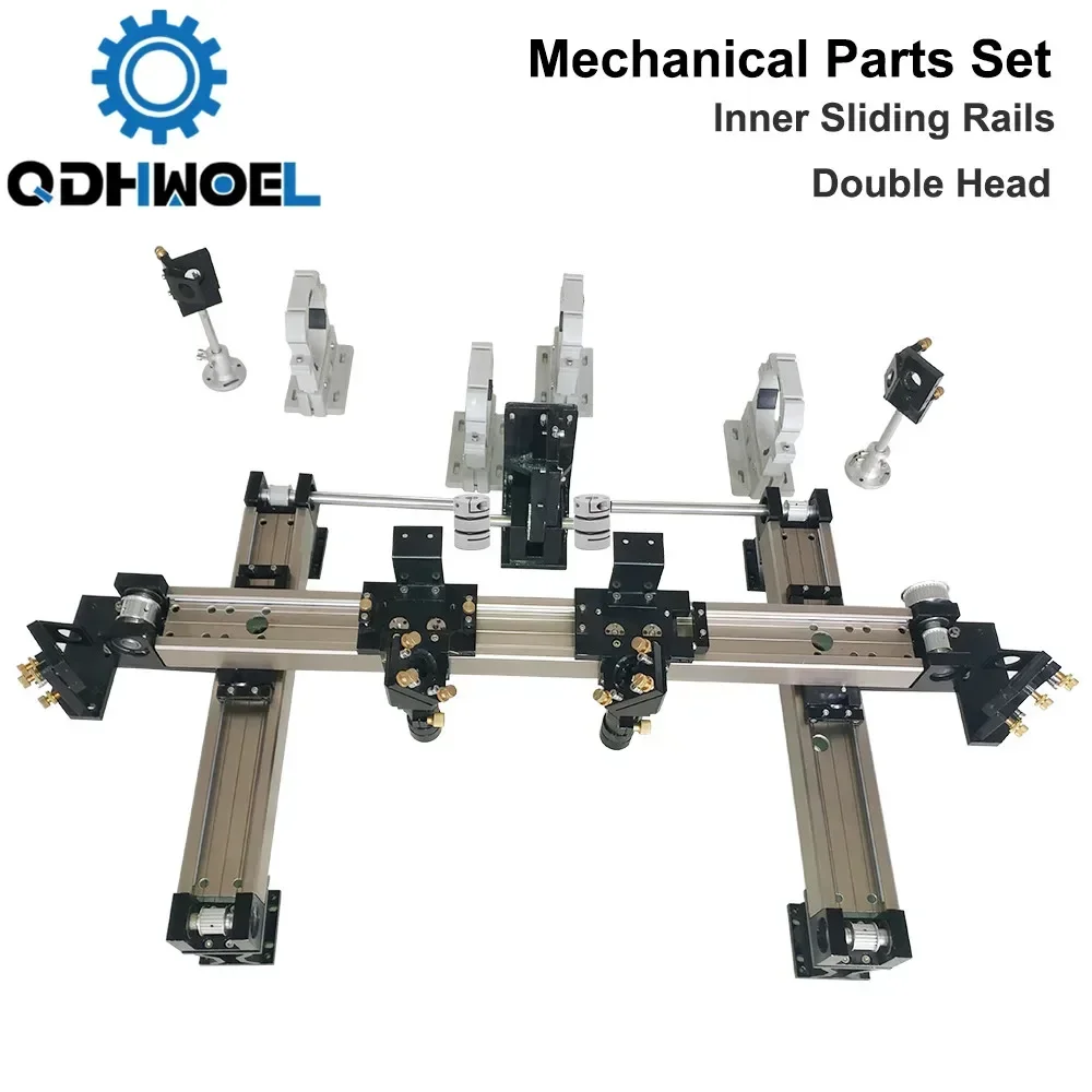 مجموعة الأجزاء الميكانيكية بالليزر 900*600 مللي متر مجموعات القضبان المنزلقة الداخلية قطع الغيار لتقوم بها بنفسك 9060 CO2 آلة قطع النقش بالليزر