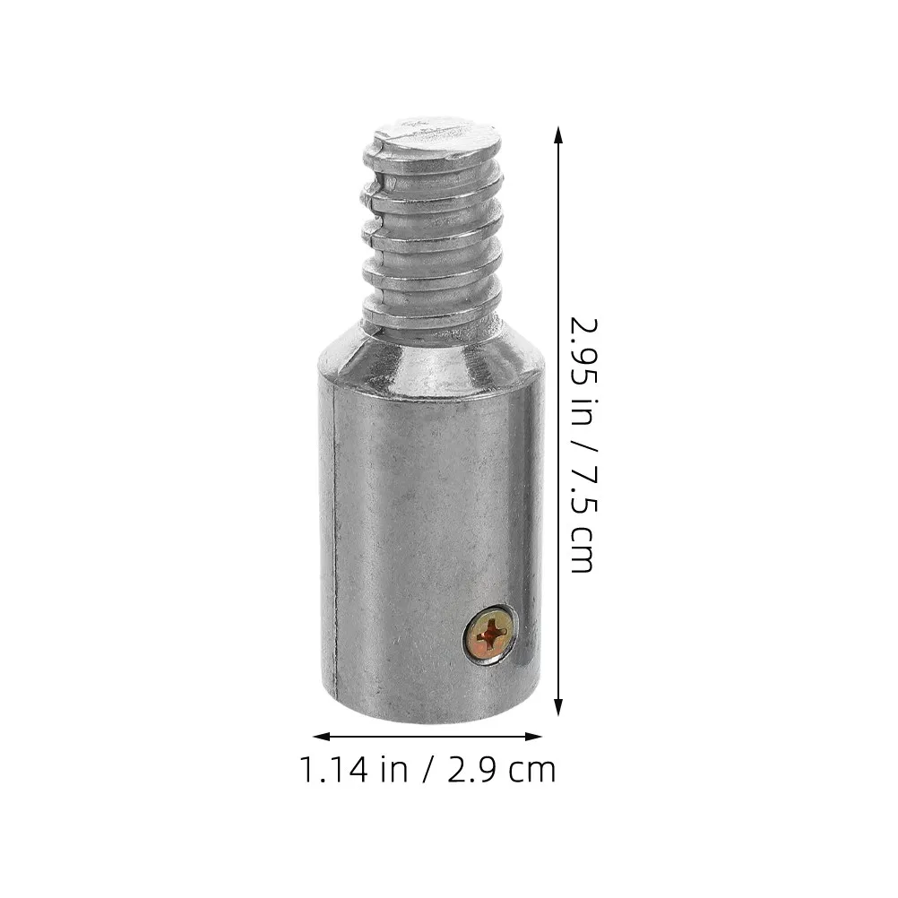 3Pcs Aluminum Alloy Threaded Handle Replacement Adapters Pole Connectors Mop Broom Cleaning Equipment 25Mm Pole Adapter