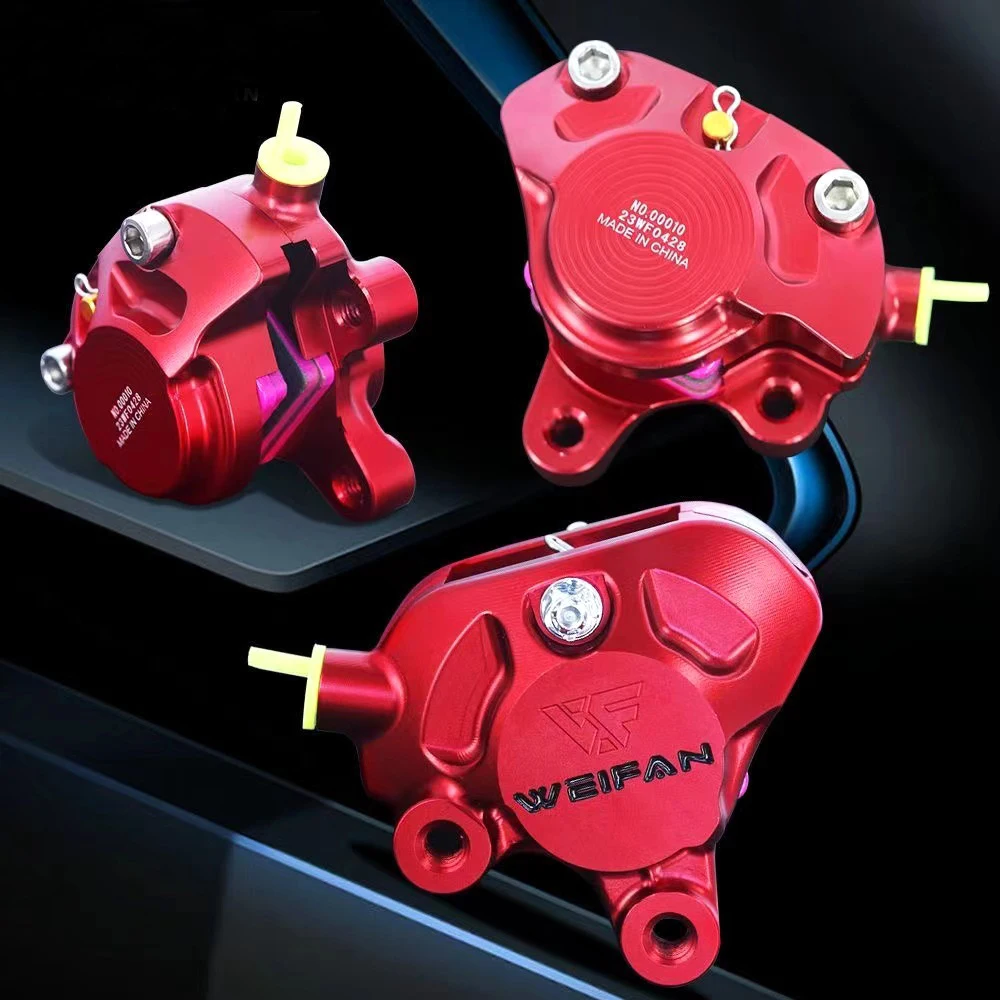 

43mm Mounting Motorcycle Front Disc Brake Caliper Double Piston Brake Pump For Honda Yamaha FORCE RSZ 100 JOG50/90 CUXI ZX DIO50