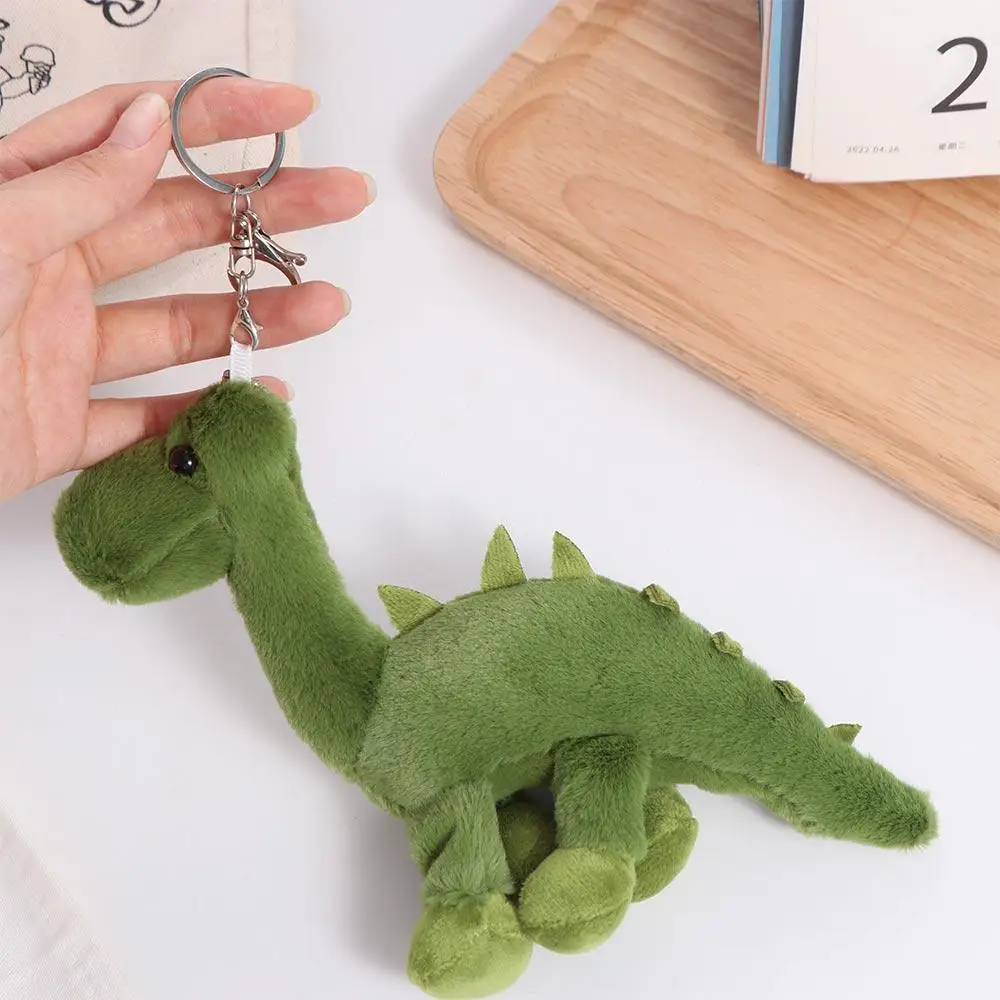 Long Neck Dinosaur Long Neck Dinosaur Plush Doll Cartoon Anime Green Small Dinosaur Plush Keychain Plush Toy 16cm