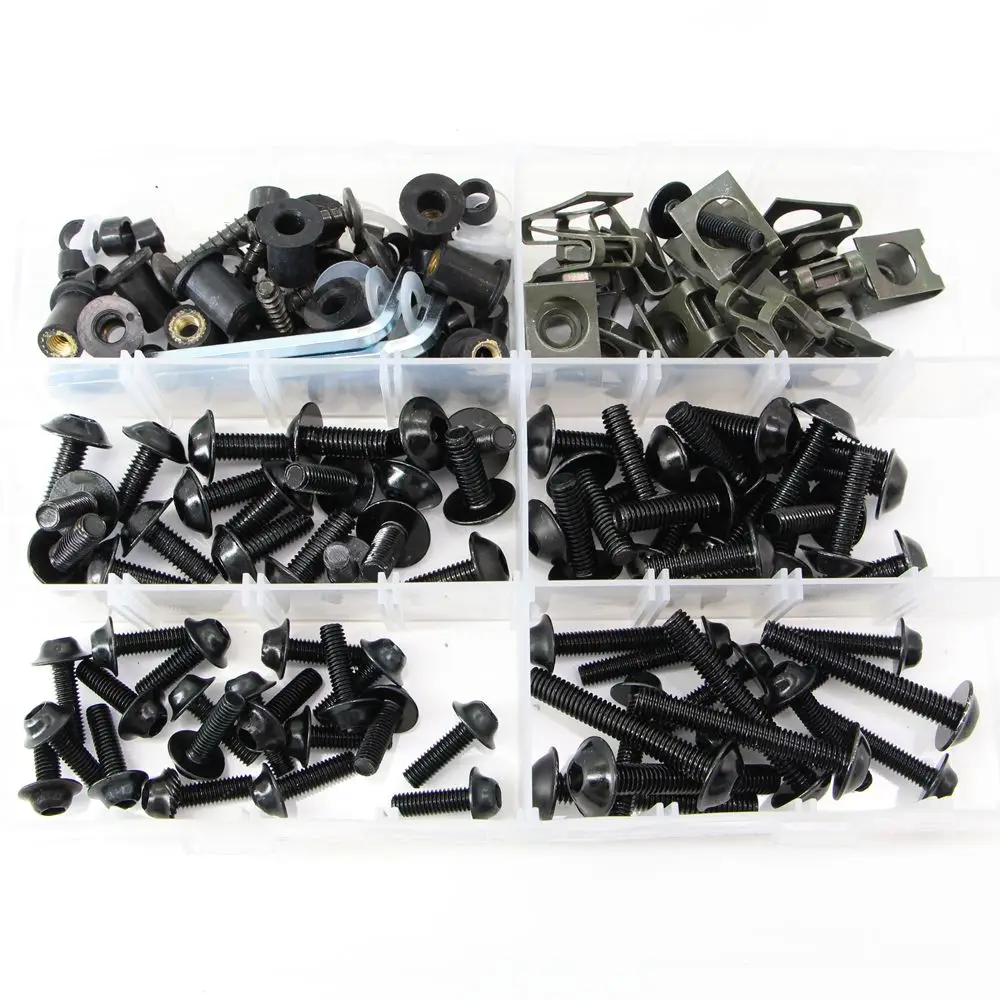 116pcs Screws For KTM790 Adventure 890 Motorcycle Universal Fairing  Body  Windshield Screws Bolt And Nut Kit