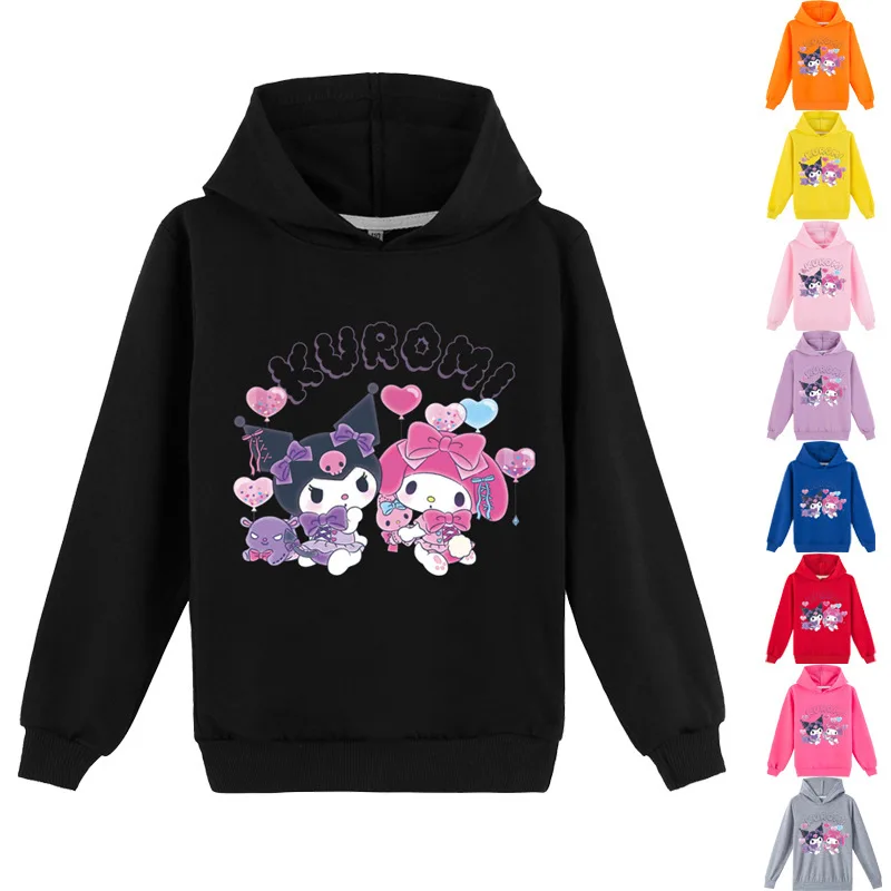 

The Latest Cute Birthday Gifts, Cartoon Children's Clothing, Kuromi, Fashion Prints, Hoodies and Sweatshirts