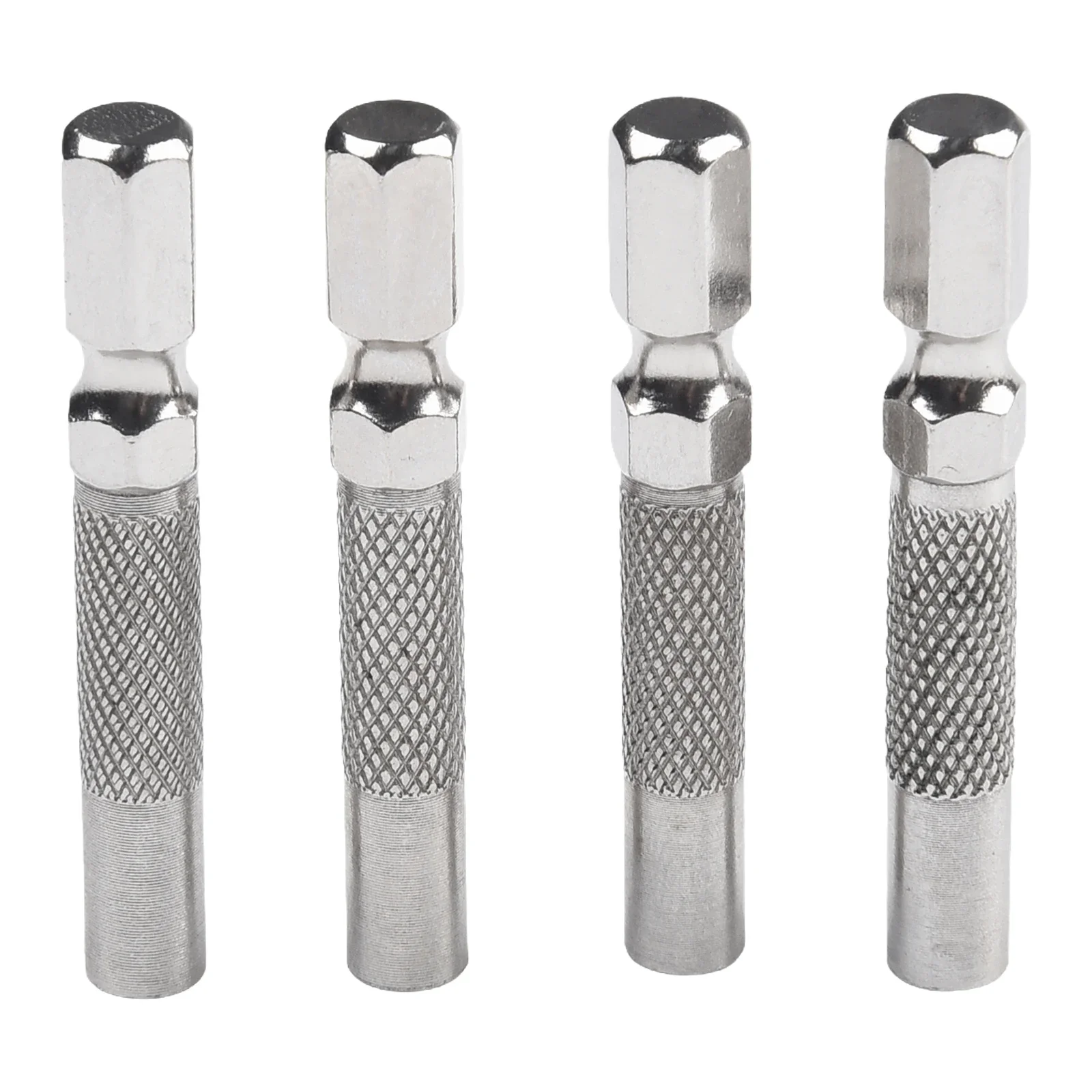 Adaptateur d'embout d'insertion hexagonal en acier au chrome-vanadium, tournevis électrique, support magnétique, 1,4 ", 4 pièces