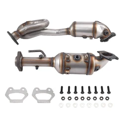 Kit de escape do conversor catalítico dianteiro esquerdo e direito, apto para Jeep Wrangler 3.6L V6 2012-2017